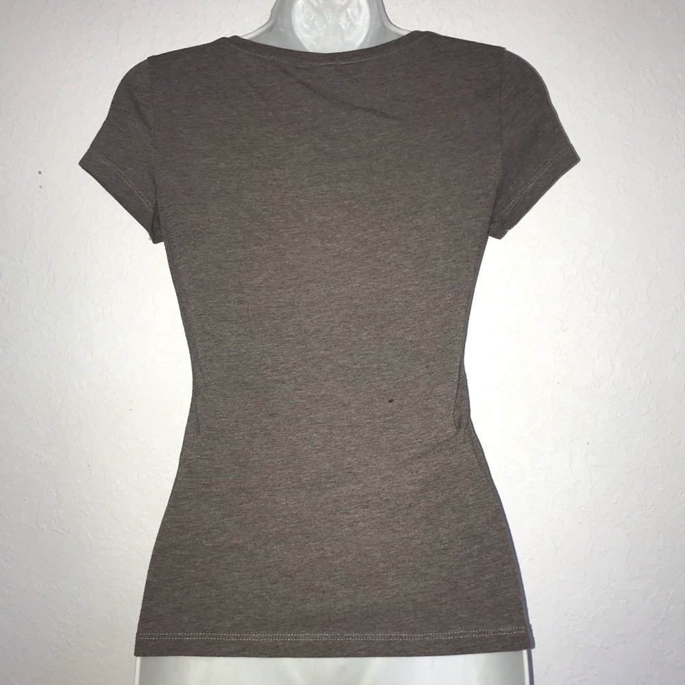 2 H&M Scoop Neck Cap Sleeve Fitted T Shirt Tops XS* - Picture 3 of 5